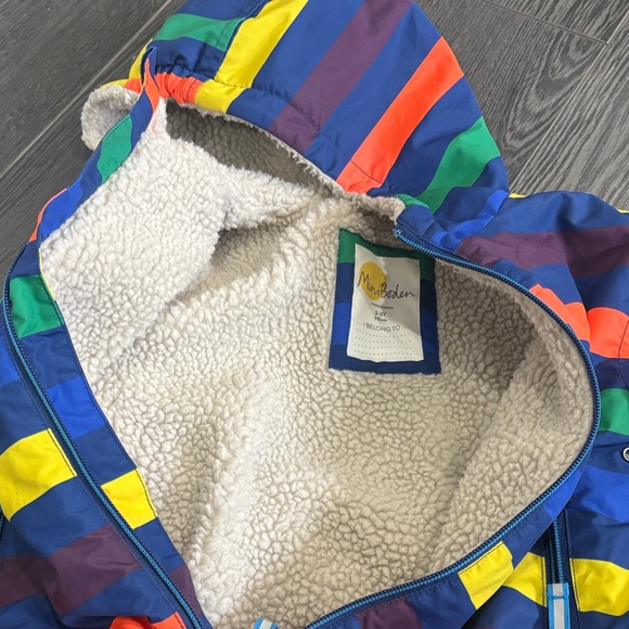 Mini Boden Cozy Sherpa Jacket Kids 2-3years great condition - Picture 4 of 4